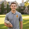 Phi Kappa Tau Emblem Polo(Silver)