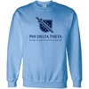 Greekgear Phi Delta Theta Logo Crewneck Sweatshirt(Light Blue)