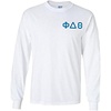 Phi Delta Theta Flag Long Sleeve T-Shirt(White)