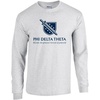 Phi Delta Theta Logo Long Sleeve Tee(Light Grey)