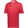 Phi Kappa Tau Greek Crest Emblem Defer Polo(Scarlet/White)
