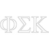 Phi Sigma Kappa Greek Letter Window Sticker Decal