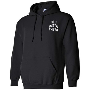 Greekgear Phi Delta Theta Social Hooded Sweatshirt(Black)