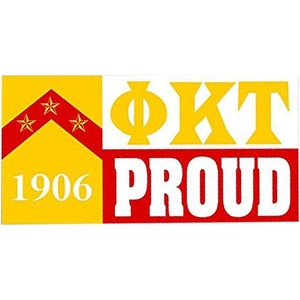 Greekgear Phi Kappa Tau Proud Bumper Sticker