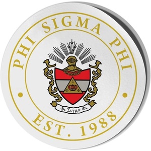 Greekgear Phi Sigma Phi Circle Crest – Shield Decal
