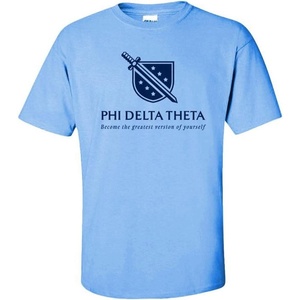 Phi Delta Theta Logo Short Sleeve Tee(Light Blue)