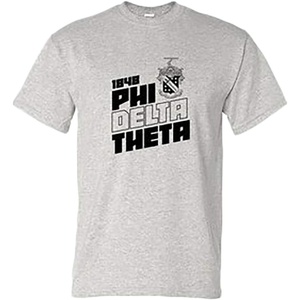 Phi Delta Theta Upstanding Tee(Sports Grey)