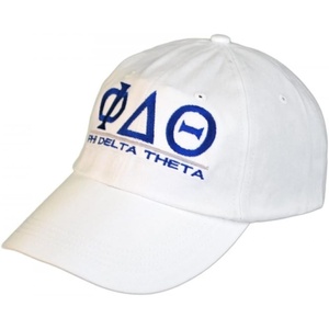 Phi Delta Theta World Famous Line Hat(White)