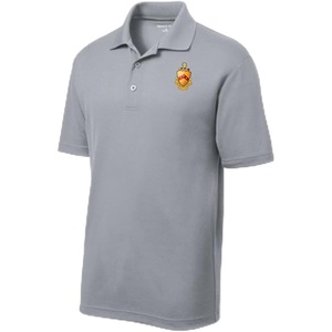 Phi Kappa Tau Emblem Polo(Silver)