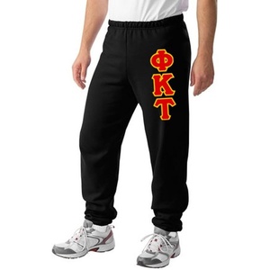 Phi Kappa Tau Lettered Sweatpants(Black)