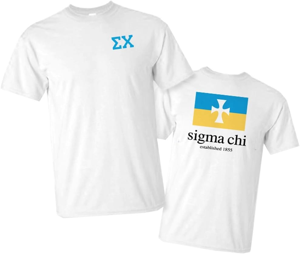 image:imageSigma Chi Flag TShirtWhite