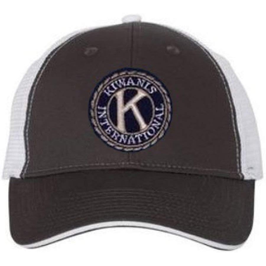 image:imageGreekgear Kiwanis Trucker CapCharcoalWhite