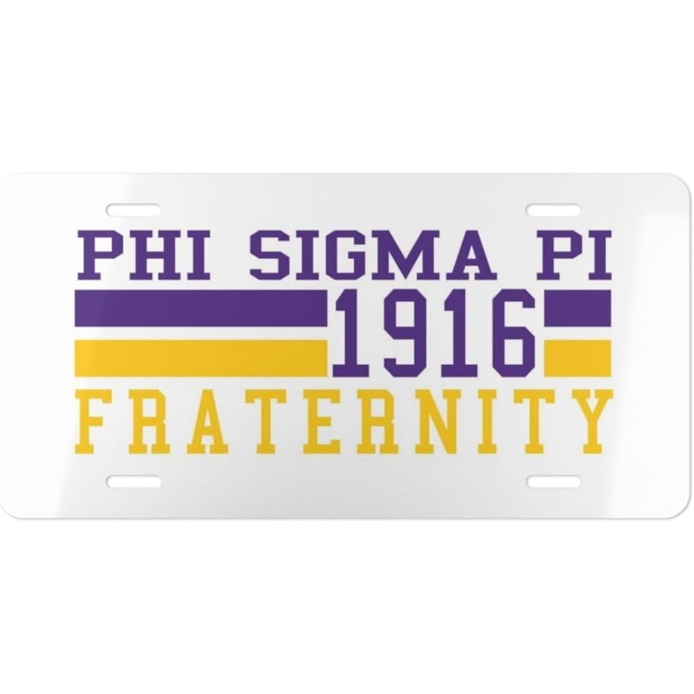 image:imagePhi Sigma Pi Year License Plates