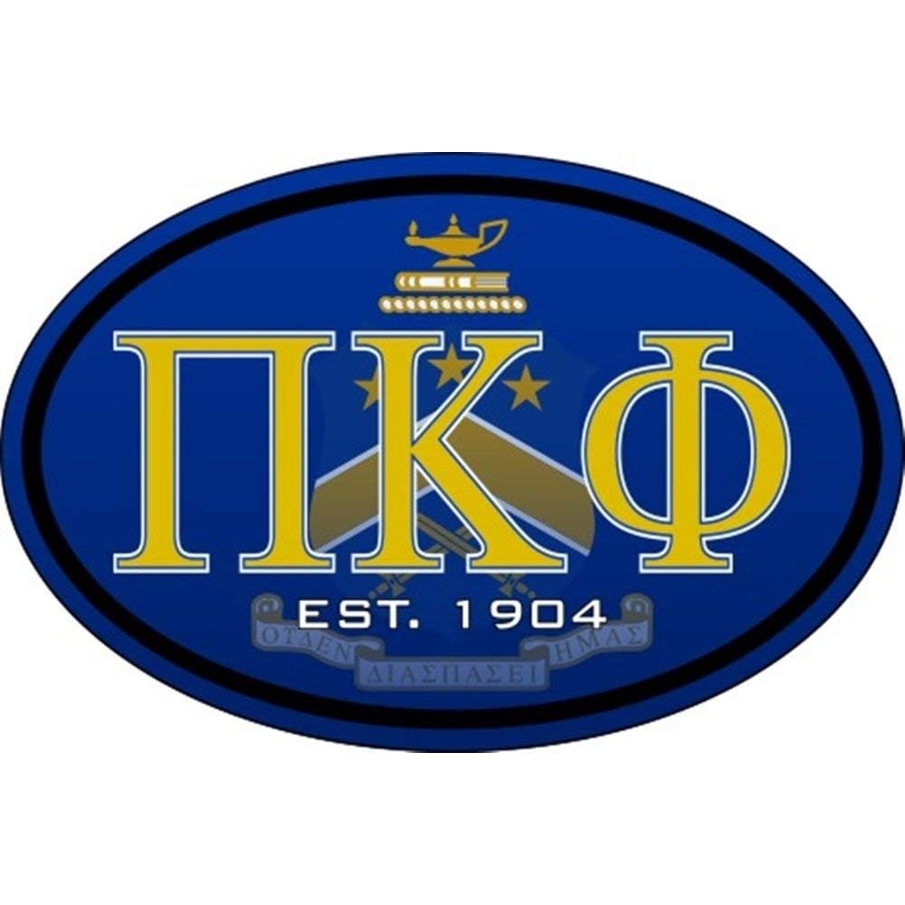 image:imagePi Kappa Phi Color Oval Decal