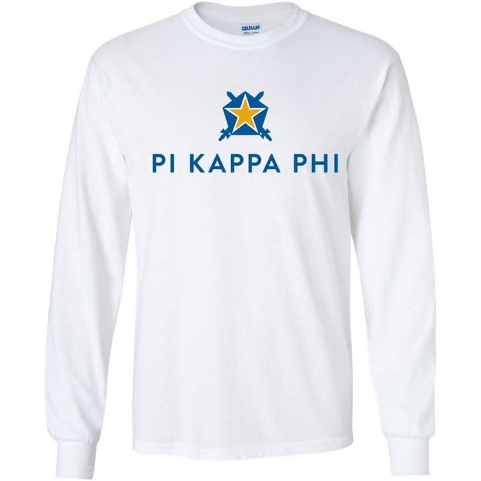 image:imagePi Kappa Phi Logo Long Sleeve TeeWhite
