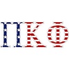 Pi Kappa Phi American Flag Greek Letter Sticker-2.5″ Tall