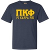 Pi Kappa Phi Greek Heavyweight T-Shirt(True Navy)