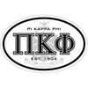 Pi Kappa Phi Oval Crest Bumper Sticker
