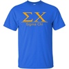 Sigma Chi Bar Tee(Royal Blue)