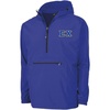 Sigma Chi Tackle Twill Lettered Pack N Go Pullover(Royal Blue)
