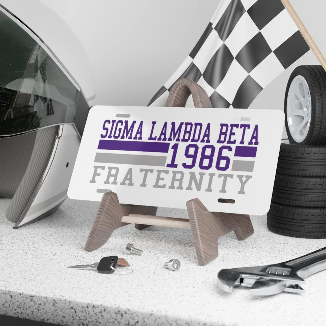 image:imageSigma Lambda Beta Year License Plates
