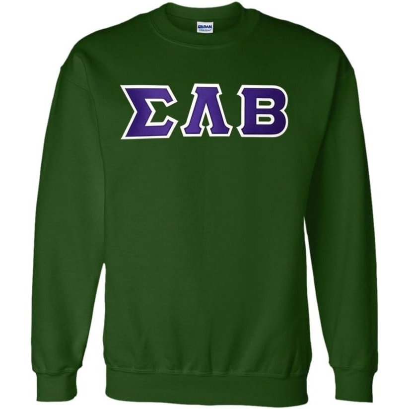 image:imageGreekgear Sigma Lambda Beta Lettered CrewneckForest Green