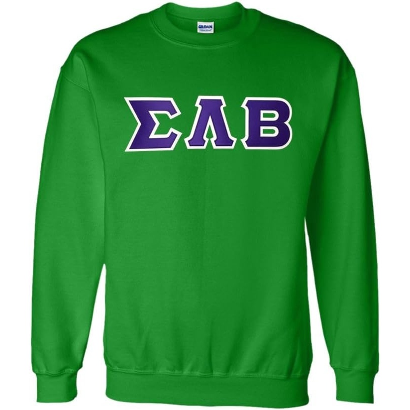 image:imageGreekgear Sigma Lambda Beta Lettered CrewneckIrish Green