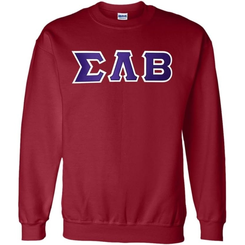image:imageGreekgear Sigma Lambda Beta Lettered CrewneckMaroon