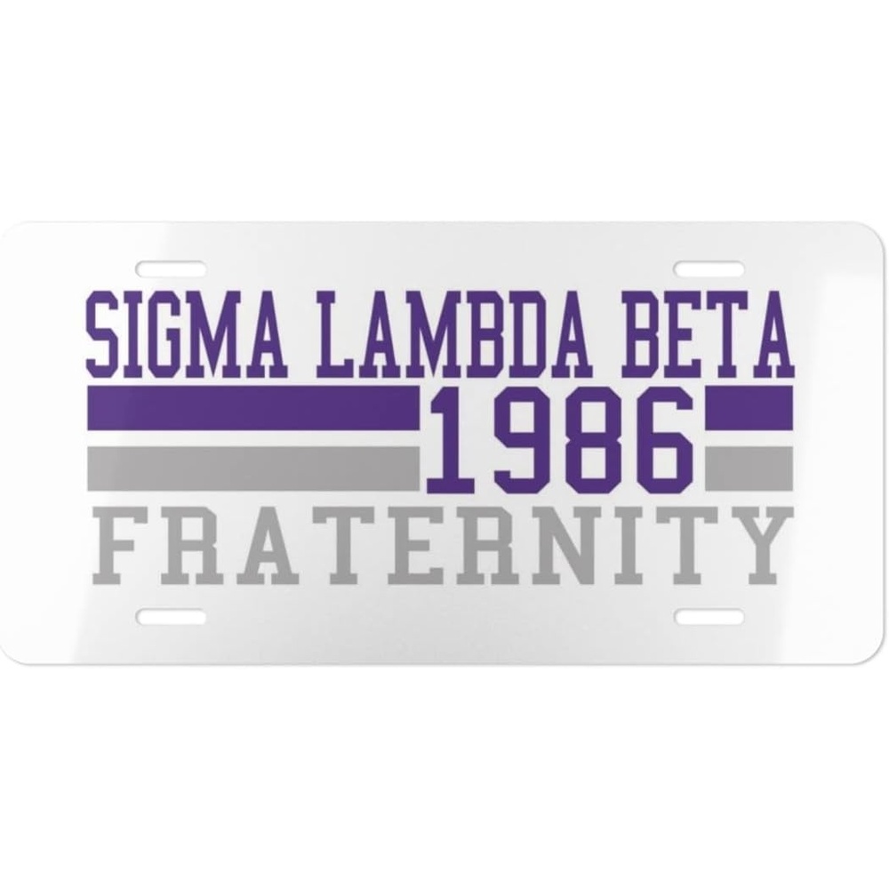 image:imageSigma Lambda Beta Year License Plates
