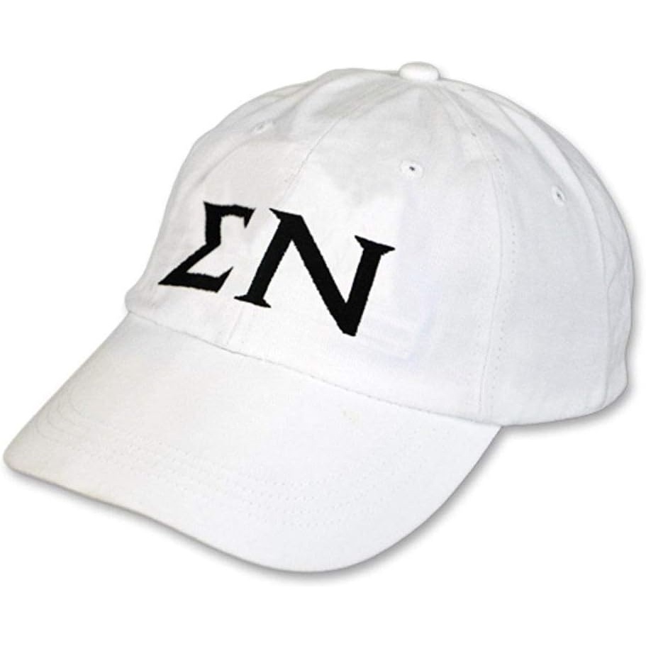 image:imageSigma Nu Letter HatWhiteBlack