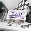 Sigma Lambda Beta Lettered Lines License Covers