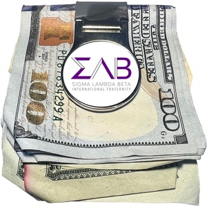 Greekgear Sigma Lambda Beta Logo Money Clip