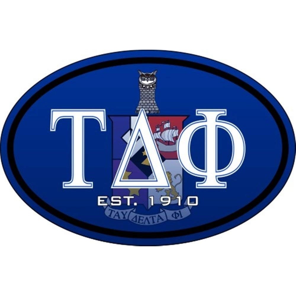 image:imageGreekgear Tau Delta Phi Color Oval Decal