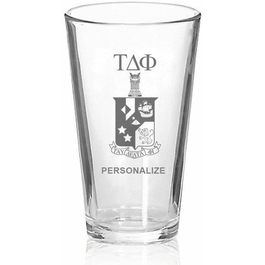 image:imageGreekgear Tau Delta Phi Mixing Glass Transparent