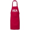 Greekgear Alpha Sigma Alpha ASA Large Apron Red