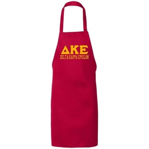 Greekgear Delta Kappa Epsilon DKE Large Apron Red