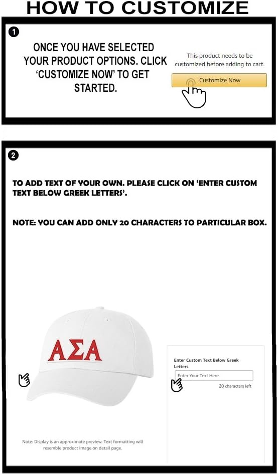 image:imagePersonalized Alpha Sigma Alpha ASA Greek Line HatWhite