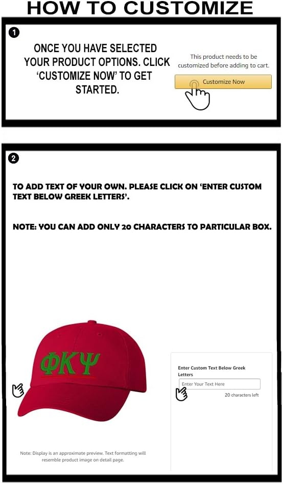 image:imagePersonalized Phi Kappa Psi Greek Line HatRed