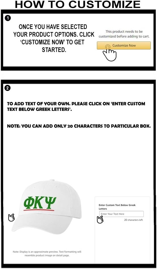 image:imagePersonalized Phi Kappa Psi Greek Line HatWhite