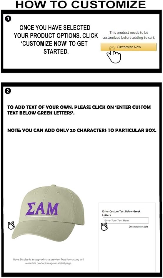 image:imagePersonalized Sigma Alpha Mu Greek Line HatTan