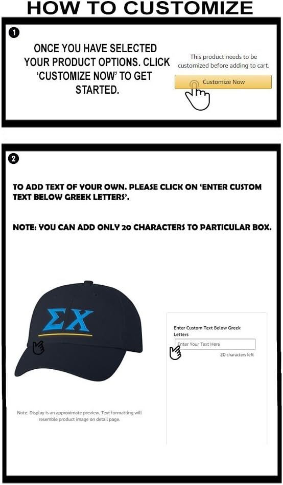 image:imageSigma Chi Greek Line HatNavy Blue