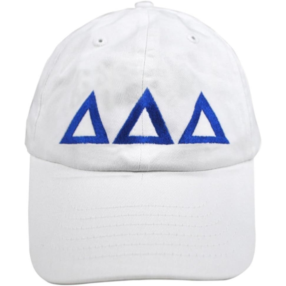 image:imageDelta Delta Delta Greek Letter HatWhite