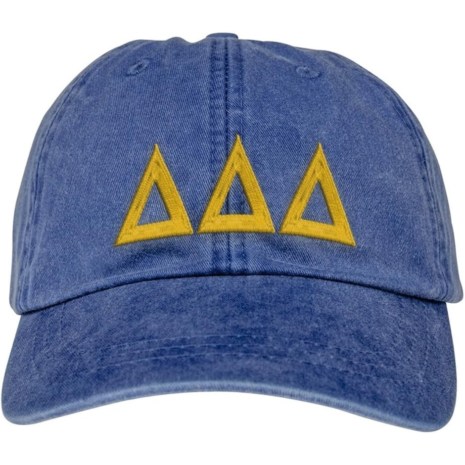 image:imageDelta Delta Delta Lettered Premium Pastel HatRoyal Blue