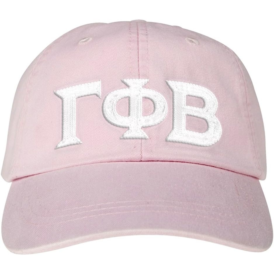 image:imageGamma Phi Beta Lettered Premium Pastel HatPale Pink