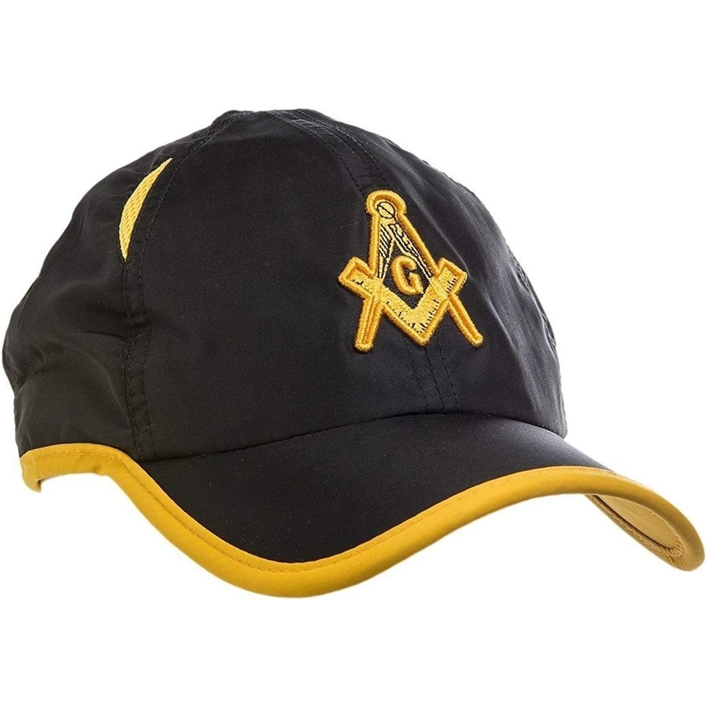 image:imageGreekgear Masonic Featherlight CapBlackGold