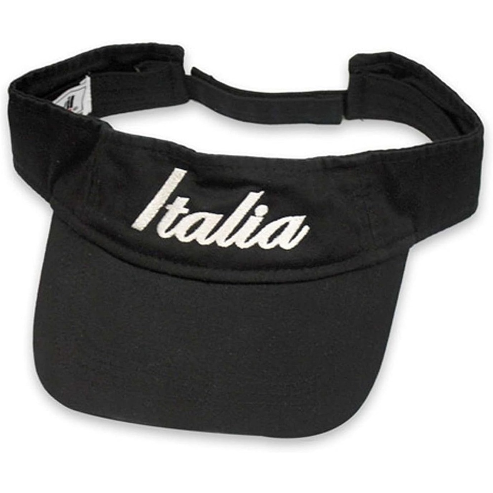 image:imageItalia Visor Black wWhite Thread Color