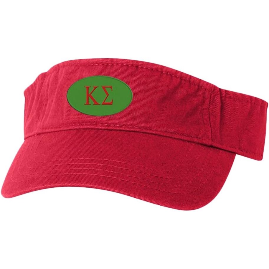 image:imageKappa Sigma Greek Oval Heavy VisorRed WRed Thread