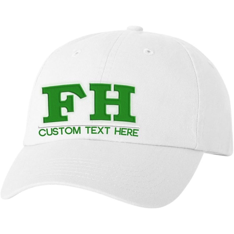 image:imagePersonalized Farmhouse Greek Line HatWhite