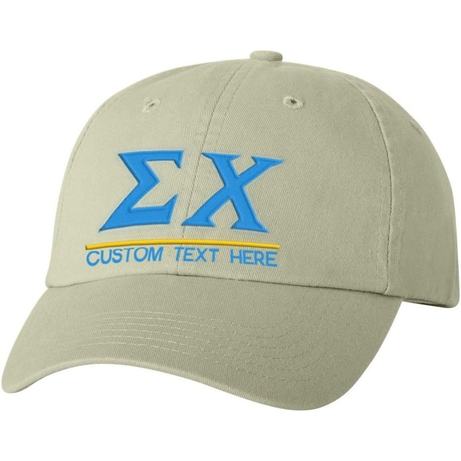 image:imageSigma Chi Greek Line HatTan