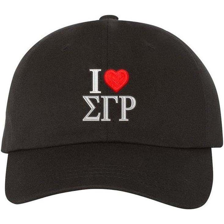 image:imageSigma Gamma Rho I Love Hat Black